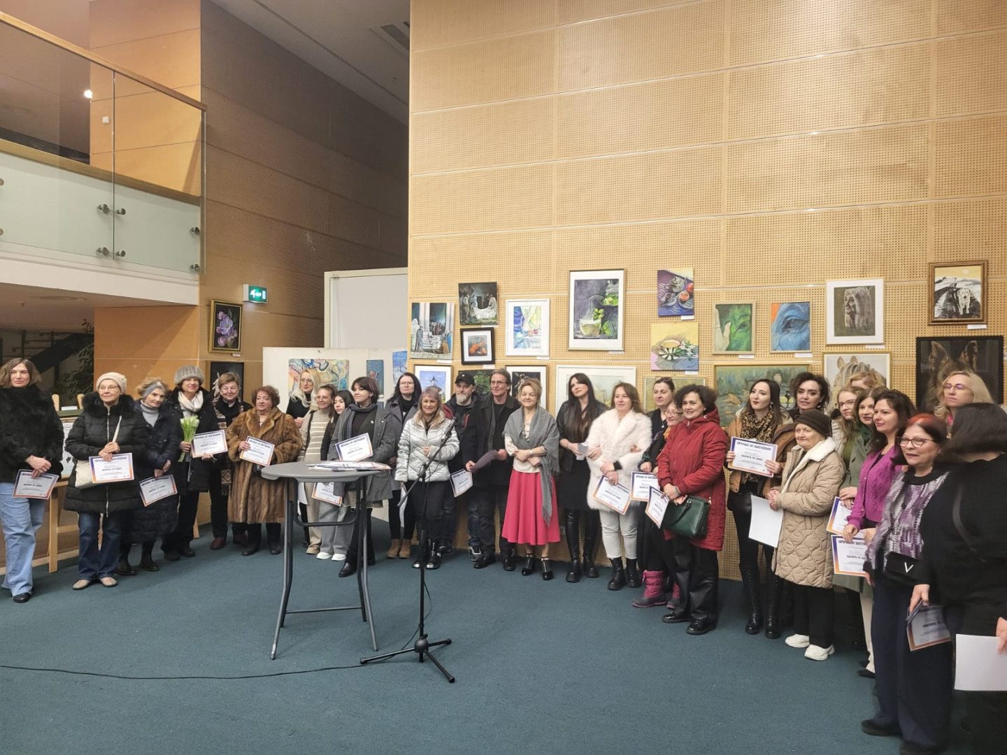 Salonul de iarnă la Biblioteca Națională a României